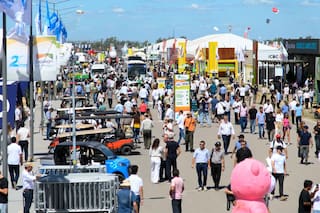 Expoagro tuvo hoy una concurrencia histórica de público y el clima de negocios es muy bueno