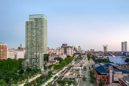 Huergo 475, el proyecto con vistas panomáricas a la ciudad