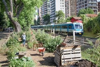 ¿Cómo funciona la huerta vereda en el barrio de San Isidro?