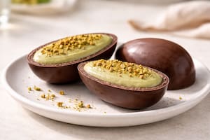 Huevo de Pascua relleno de pistacho