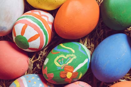 Huevos pintados de Pascua (Freepik)