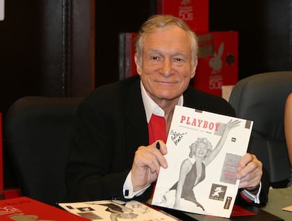 Hugh Hefner, fundador de la revista Playboy