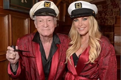 Hugh y Crystal Hefner, la última esposa del magnate