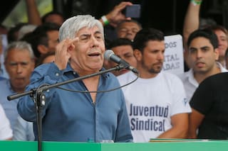 Moyano apela la multa y lanza un plan de protestas