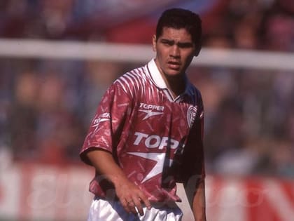 Hugo Alberto Morales, en Lanús, club del que es ídolo