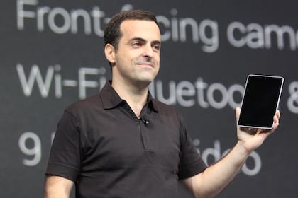 Hugo Barra, de Google, con la Nexus 7