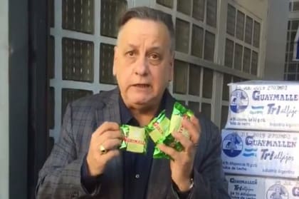Hugo Basilotta anunció en su cuenta de Twitter que los alfajores Guaymallén se comenzarán a distribuir en los Estados Unidos