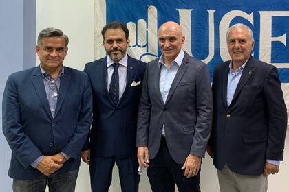 Hugo Bontempo (derecha) fue el tercer candidato de la lista que encabezó José Luis Espert