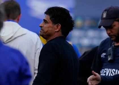Hugo Ibarra, el ahora exitoso entrenador de Boca Juniors


