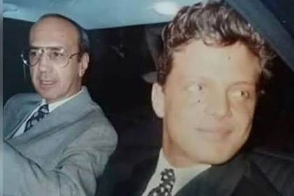 Hugo López junto a Luis Miguel, una postal habitual durante el gran despegue artístico del cantante