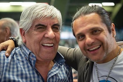 Hugo Moyano y Marcelo Peretta