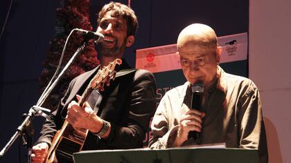 Hugo Mujica abrió el festival y cerró el primer día con Diego Frenkel