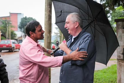 Hugo Passalacqua, durante la campaña