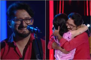 Hugo Ruíz Romero le ganó al Covid y volvió a La Voz (Foto: Captura de video)