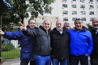 Hugo Yasky al llegar a Comodoro Py