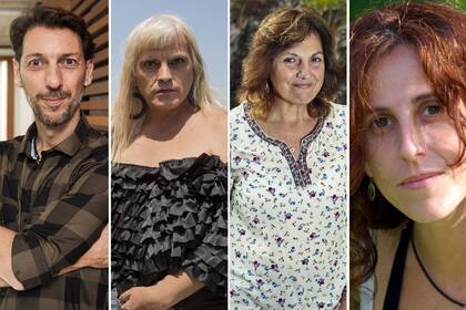 Humberto Tortonese, Naty Menstrual, Alicia Genovese y Silvia Castro