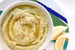 Hummus de arvejas partidas