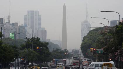 Humo en la Ciudad de Buenos Aires