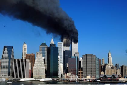 Humo en las Torres Gemelas del World Trade Center