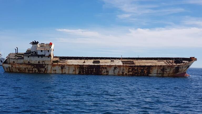 En diciembre de 2017 hundieron el pesquero frente a las costas de Puerto Madryn para crear un arrecife artificial
