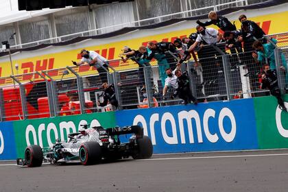 Lewis Hamilton y el momento de la victoria