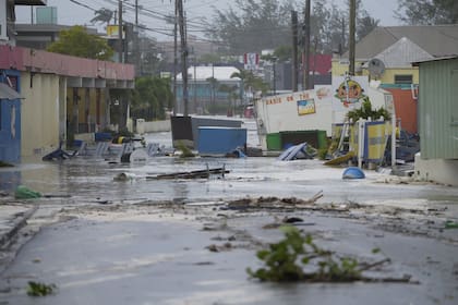 El paso del huracán Beryl por Barbados.