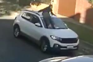 Hurlingham: chocó, se quiso escapar y llevó a la víctima arriba del capot por varias cuadras