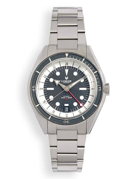 Hydra es uno de los relojes que ofrece Lorier; se caracteriza por su versatilidad y resistencia al agua de 200 metros (660 pies)