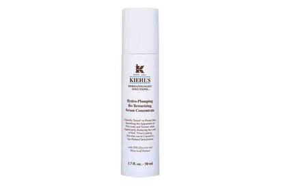 Hydro-Plumping Re-Texturizing Serum Concentrate. Ayuda a corregir signos de deshidratación producidos por la edad, líneas de expresión, apariencia cansada y tono apagado. $1520, Kiehl´s