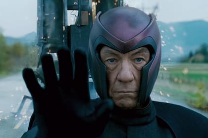 Ian McKellan en la piel de Magneto, el villano por excelencia de la saga X Men