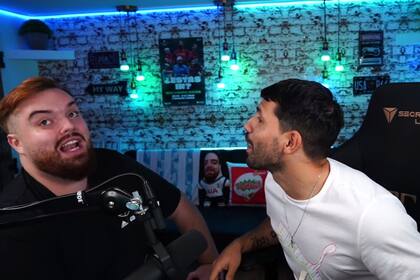 Ibai Llanos y el Kun Agüero en pleno streaming: el influencer analiza mudarse de plataforma