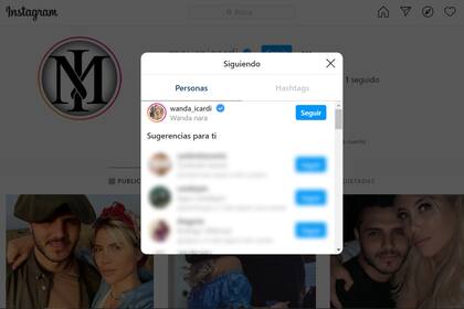 Icardi eliminó a todos su os de Instagram salvo a Wanda