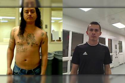ICE difundió fotos de algunos de los detenidos, entre ellos, un guatemalteco de 47 años (izquierda) y un salvadoreño de 30