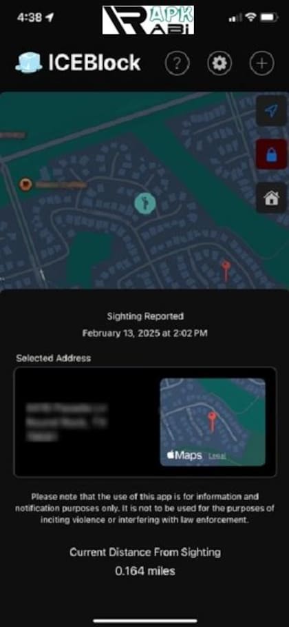 ICEBlock funciona como un sistema de alerta ante posibles redadas del ICE