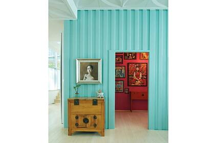 Ideal para combinar con la madera, el turquesa aquí es el protagonista absoluto (foto: fbcdn-sphotos-h-a.akamaihd.net).