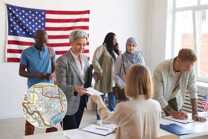 Identificación requerida: Los votantes deben presentar una forma de identificación con foto aceptable, como la licencia de conducir de Texas o el pasaporte de EE.UU.