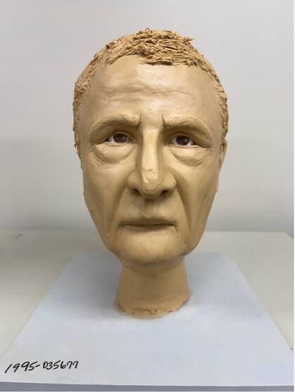 Las autoridades habían recreado el rostro del hombre fallecido