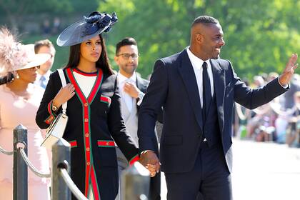 El actor, Idris Elba, con su mujer Sabrina Dhowre