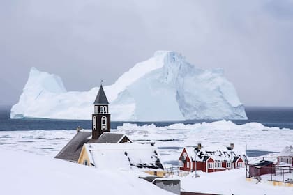 Iglesia de Zion en Ilulissat, Groenlandia.