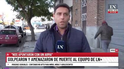 Ignacio Damonte, el periodista de LN+ amenazado en La Matanza