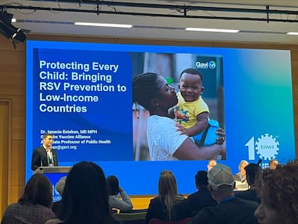 Ignacio Esteban en una presentación de la Gavi