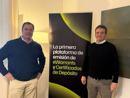 Ignacio Laplacette y Tomás Llambí Campbell, vicepresidente y presidente de AGW