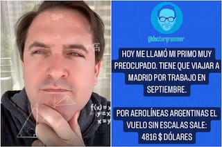 Reveló la estrategia con la que le habría hecho ahorrar US$2300 en un vuelo a su primo