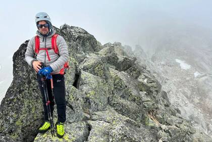 Ignacio Lucero, uno de los andinistas que murió escalando el cerro Marmolejo
