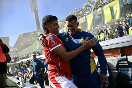 Ignacio Malcorra fue muy bien recibido por el público de Rosario Central