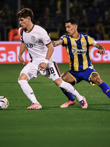 Ignacio Perruzzi (20) volante metedor y con ida y vuelta, asume con naturalidad uno de los roles de capitanes de San Lorenzo