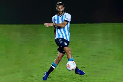 Ignacio Piatti, una de las apuestas de Juan Antonio Pizzi como refuerzo de Racing en el último mercado de pases, será titular ante River