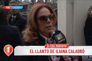 El desconsolado llanto de Iliana Calabró en el adiós a Silvina Luna