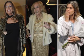Del look dorado de Mirtha Legrand para ver a Gardel a la salida de Iliana Calabró