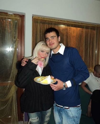 Ilona con su hijo